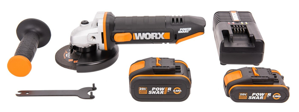 Угловая шлифмашина аккумуляторная WORX WX803