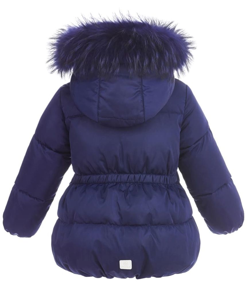 Зимняя удлиненная куртка PULKA с натуральной опушкой