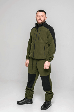 Флисовая кофта мужская комби