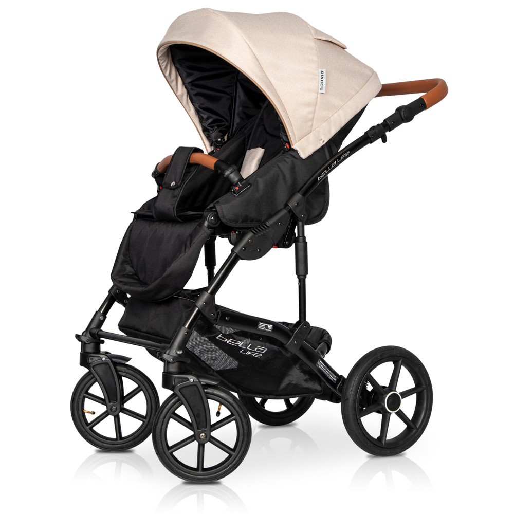Коляска  BELLA LIFE (2 в 1) (RIKO BASIC) 04 Latte (капучино)