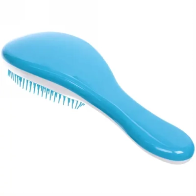 Расческа массажная «Эстетика», цвет голубой/белый , 22,5*8,5см, в пластиковой коробке