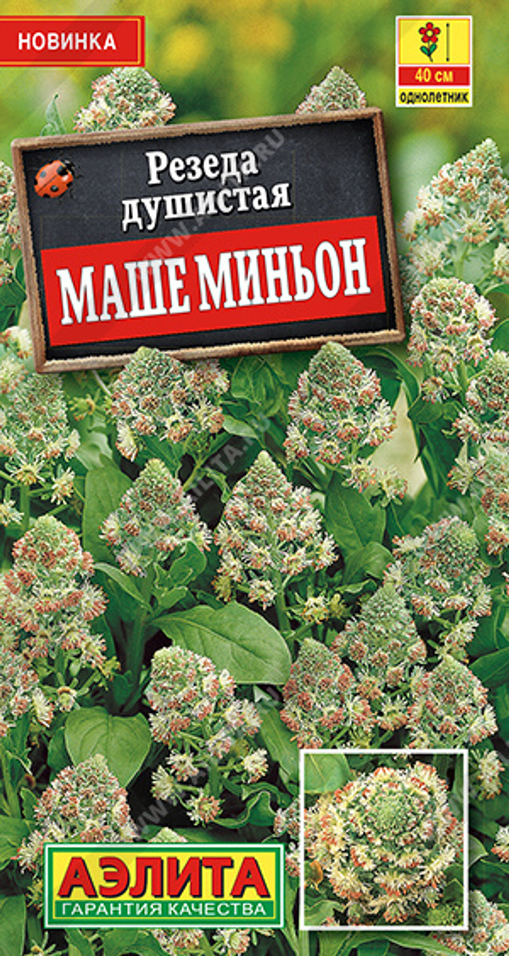 Резеда Маше миньон душистая 0,1гр Аэлита