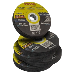 Круг отрезной абразивный 125x1.2x22.2мм ( К-т 50шт) WMC TOOLS WMC-CW505(50шт к-т)