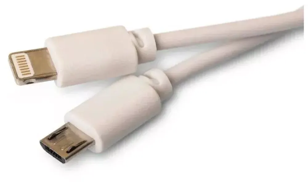 USB cable (2 в 1) Lightning/micro 1.5m (scien) purple