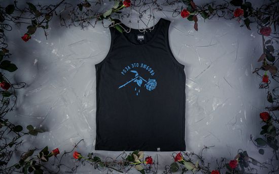 Майка HOOK Роза Чёрный