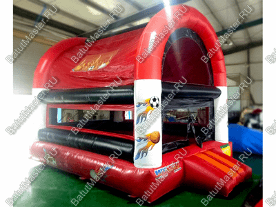 Детский надувной батут "Мячики" с крышей 5*3*3.5 м