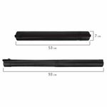 Тубус для чертежей телескопический, длина 53-93 см, формат A0, диаметр 7 см, с ремнем, черный, STAFF, 273095