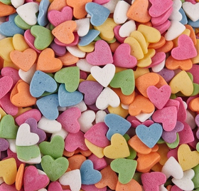 Сердечки разноцветные. 100 гр
