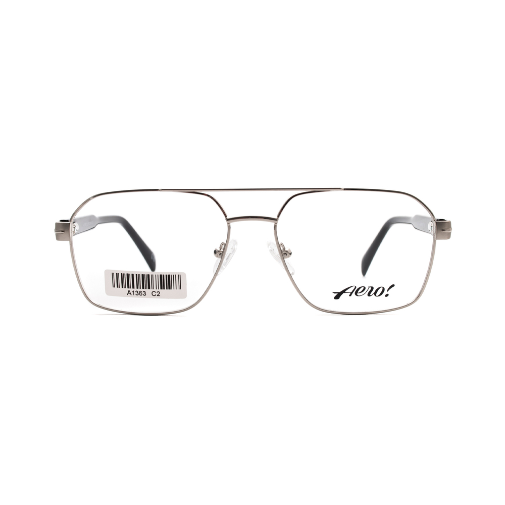 Оправа многогранник AERO A1363 c2 стальной/черный (Италия)