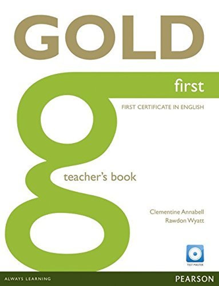Gold First книга для учителя (TB with Test Master CD)