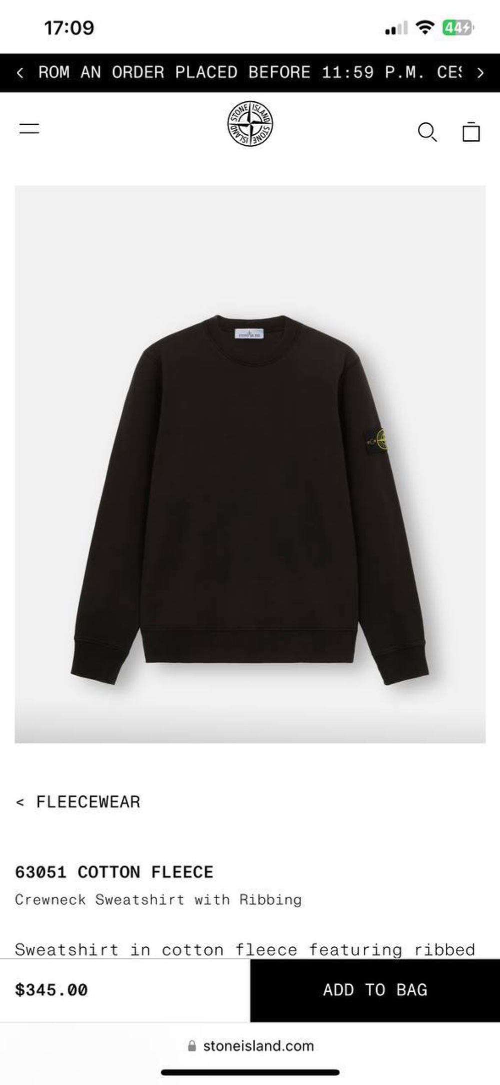 Свитшот Stone Island