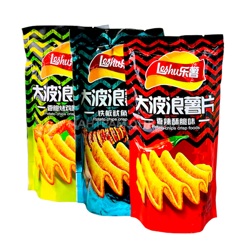 Чипсы картофельные Leshu Potato chips crisp foods вкус куриных крылышек 25 г