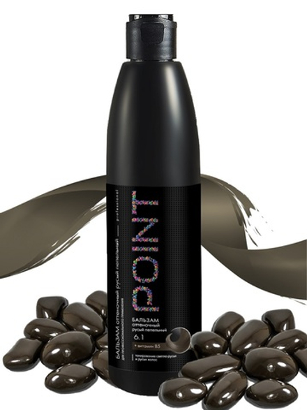 POINT. Бальзам для волос Оттеночный, Русый пепельный (6.1), 300 мл квант 4 штуки
