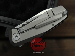 Нож Spyderco Techno 3 - титановая рукоять с сухарем