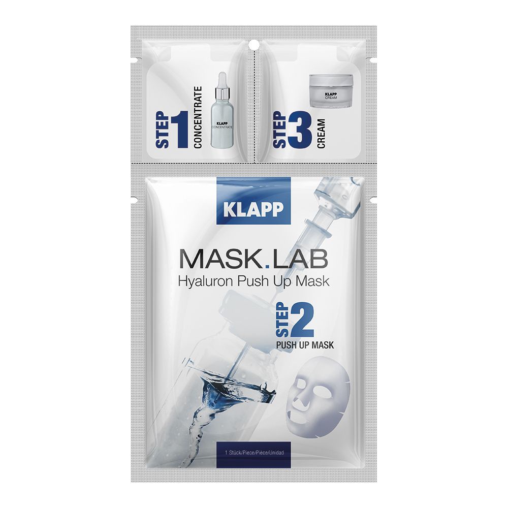 KLAPP Увлажняющий экспресс-ухода за кожей Набор MASK.LAB Hyaluron Push up Mask, 1 наб.
