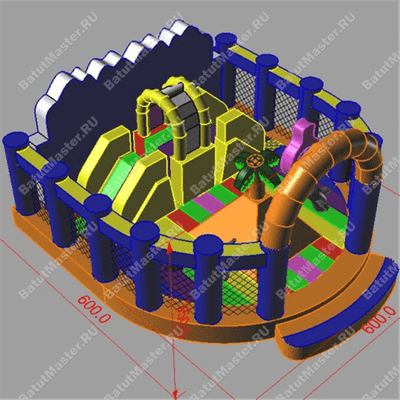Коммерческий надувной батут "Атлантида"