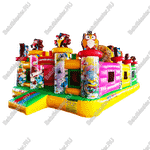 Надувной батут "В гостях у совы", 7*5*3 м