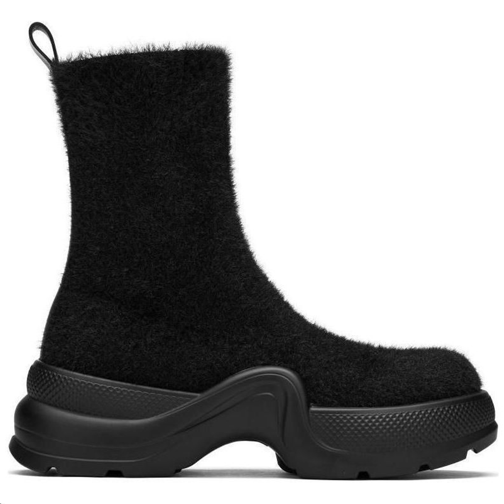 73Hours Cat Like Girlfriend Ankle Boots 3.5cm Women"s Black