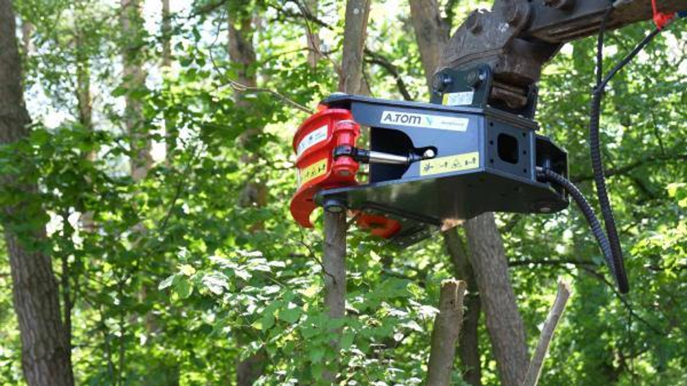 Гидравлический секатор на экскаватор 5-9 т. - AТOM