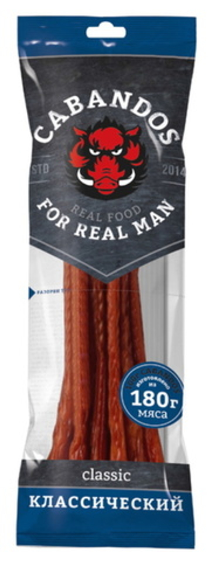 Колбаски "Кабандос классический" 85г. Серволюкс Агро