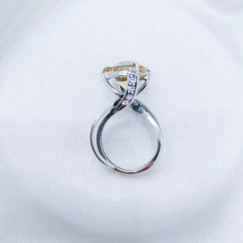 "Бонито" кольцо в серебряном покрытии из коллекции "Метаморфозы" от Jenavi