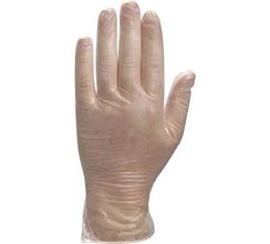 Перчатки одноразовые виниловые с напылением V1371 р. 6, 50 пар Delta Plus V1371**06