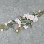 Цветы искусственные "Шиповник", цвет нежно-розовый