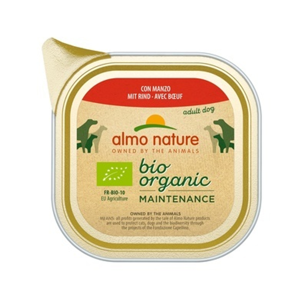 Almo Nature Паштет для Собак Био-меню с Говядиной (Daily Menu Bio - Pate Beef) 0,1 кг