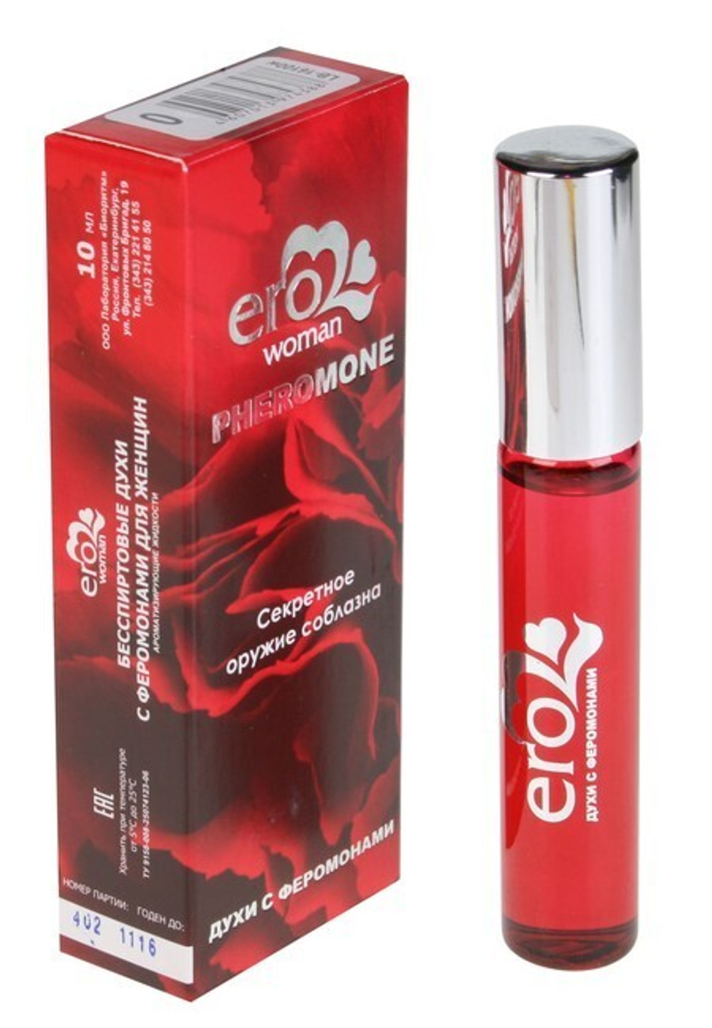 Духи для женщин EROWOMAN № 4 Angel (10 мл) (Цвет: прозрачный)