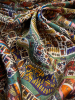 Шелк Liberty разноцветный с картой "Pattern Map"