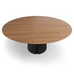 Стол круглый GIO 140, шпон