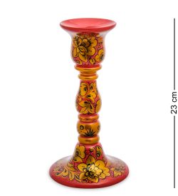 Народные промыслы ХЛ-081/1 Подсвечник 230*120 (Хохлома)