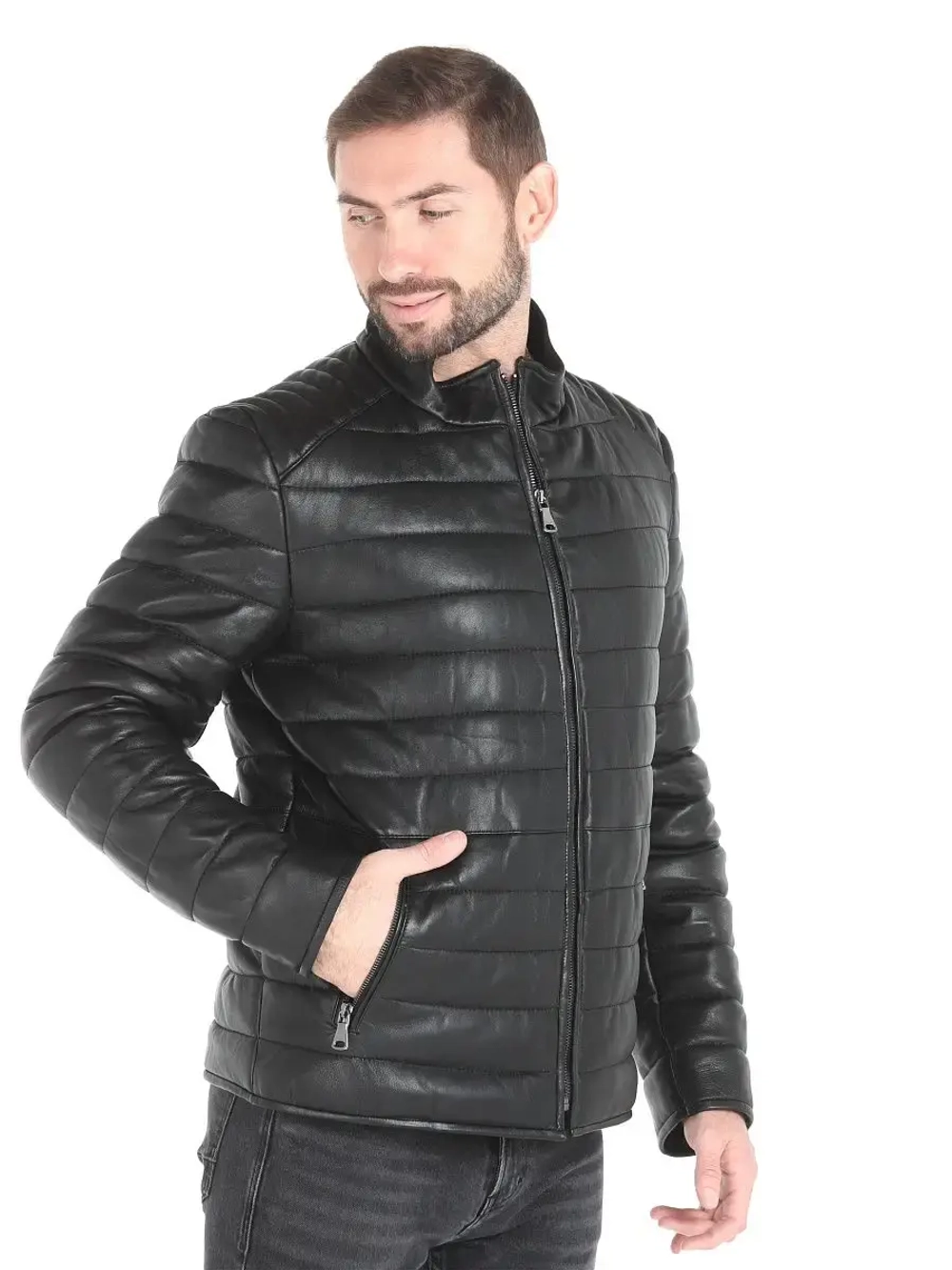 Куртка мужская  из натуральной кожи