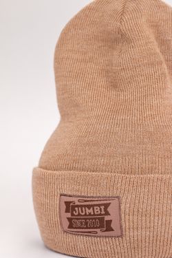 Шапка весенняя/осенняя вязаная КИКИ(Св.бежевый меланж)