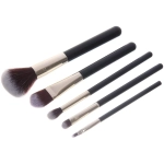 Кисти для макияжа 5шт «ДИ МАРКО», цвет черный, 10*19см/19см