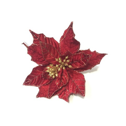 Пуансеттия бархатная, красная [Арт. J67192]