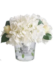 Белые гортензии с бутонами роз, Cote Noire