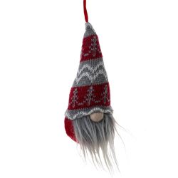 GAEM Игрушка набивная подвесная "Гном" (3xLR44), L7 W7 H19 см, 4в.