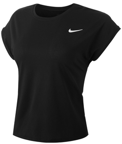 Женская футболка теннисная Nike Court Dri-Fit Victory Top SS W - black/white