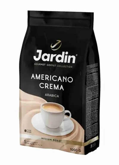 Кофе в зёрнах Jardin Americano Crema, арабика, робуста, 1 кг