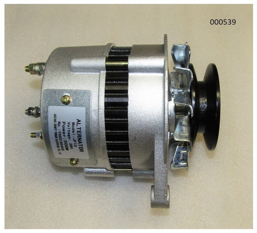 Генератор зарядный Ricardo N4105ZDS; TDK-N 38,56,66 4LT (D=84/1B) /Battery charging generator,28 v 500 w