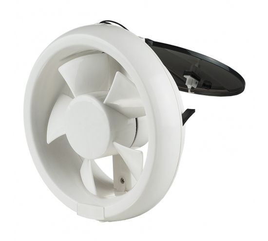Вентилятор  ДОМОВЕНТ 150 ОК (оконный, шнурковый выключатель)