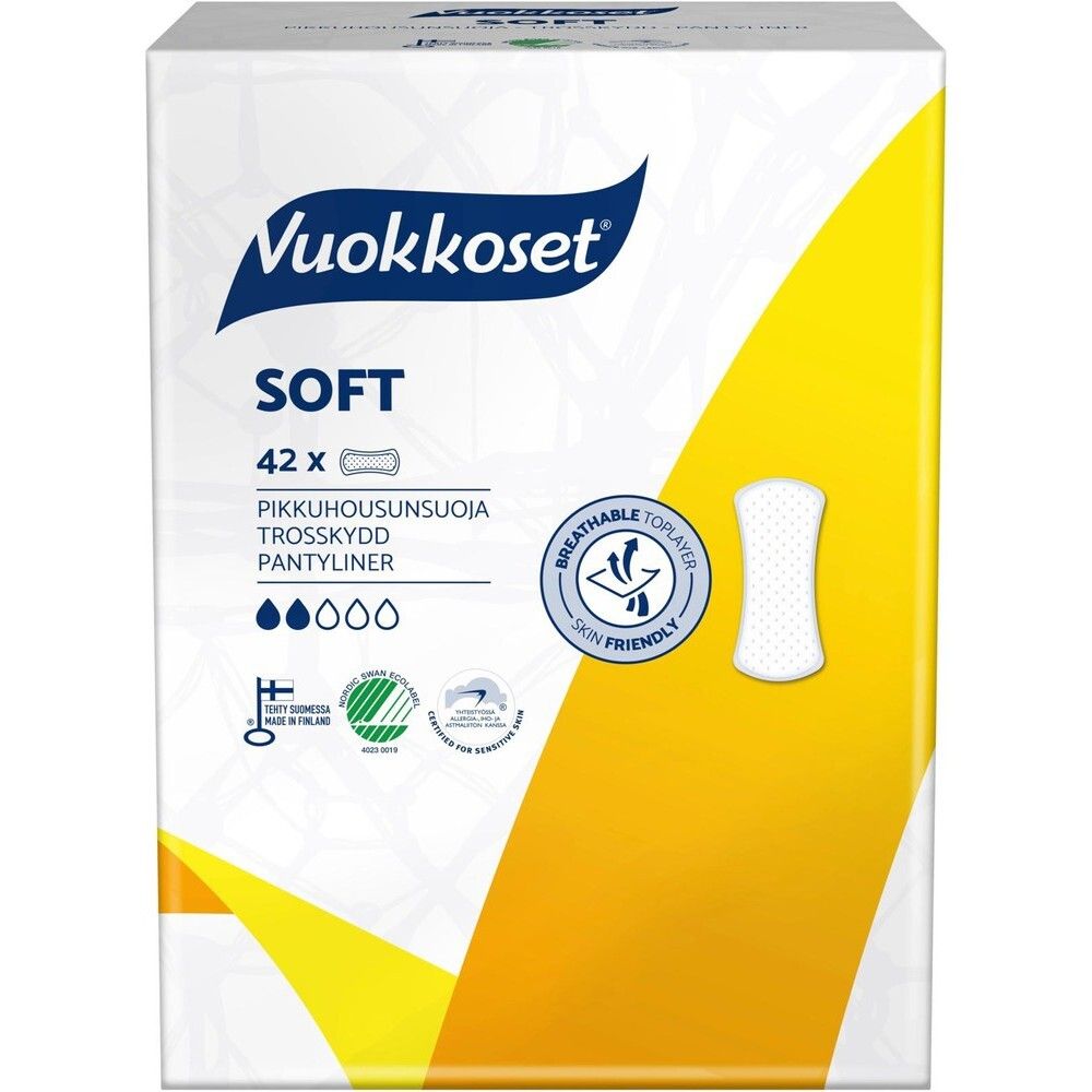 Прокладки Vuokkoset Soft Pikkuhousunsuoja 42 Kpl – купить за 396 ₽ с  доставкой из Финляндии