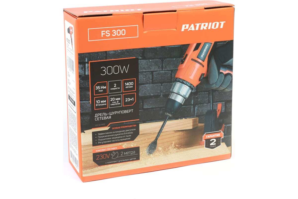 Безударная дрель PATRIOT FS 300 120301400