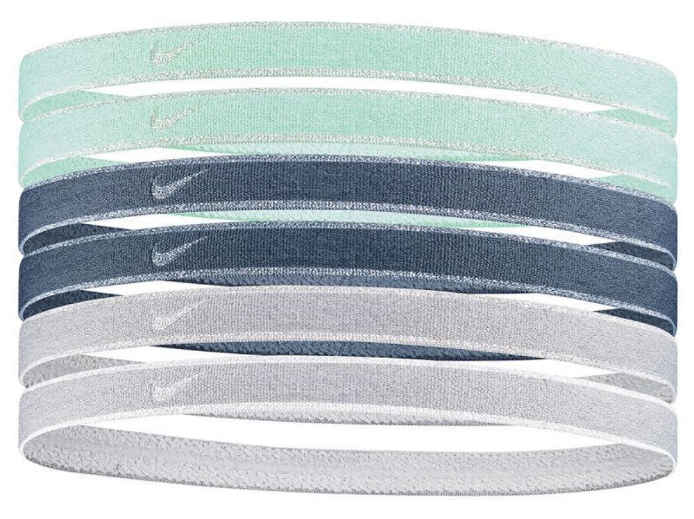 Резинка на голову Nike Swoosh Sport Headbands 6P - разноцветный