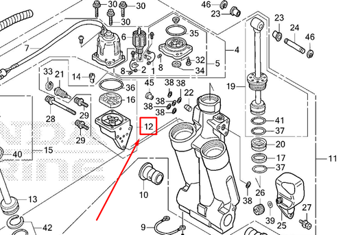 56100-ZY6-023 PUMP ASSY, POWER TILT