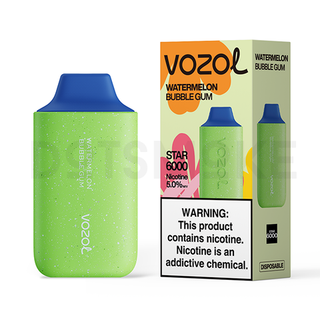 Купить Одноразовый Pod Vozol Star - Арбузная Жвачка (6000 затяжек)
