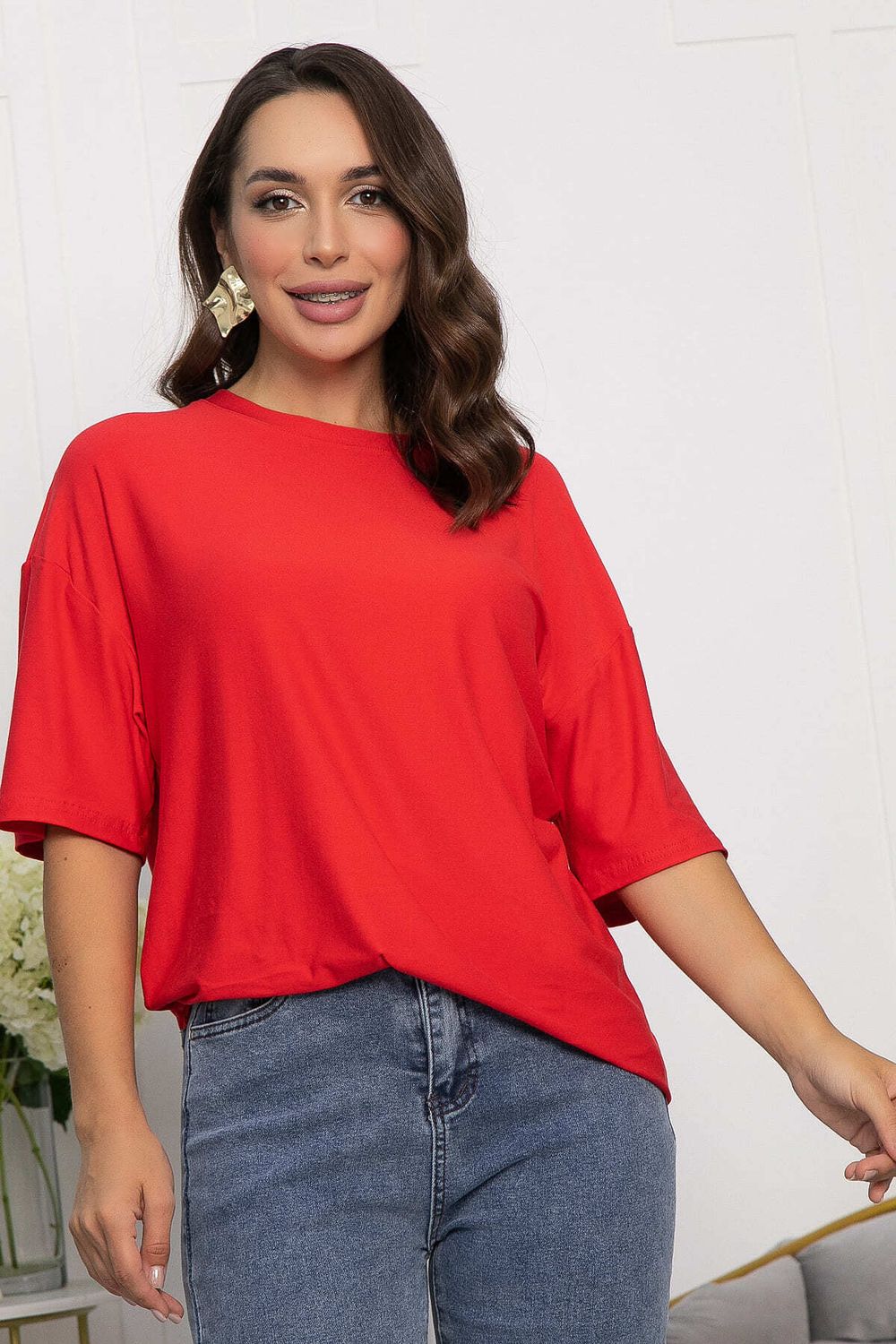 Футболка Аризона НЬЮ (красная) Б14050-25М LT Collection