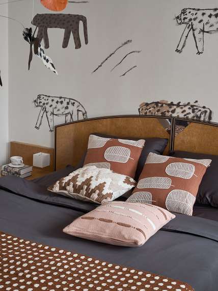 Подушка декоративная feather sketch из коллекции ethnic, 45х45 см