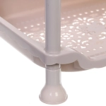 Этажерка малая «ИДЕЯДОМА», 4 секции, цвет бежевый, 28*22*49см (пакет)